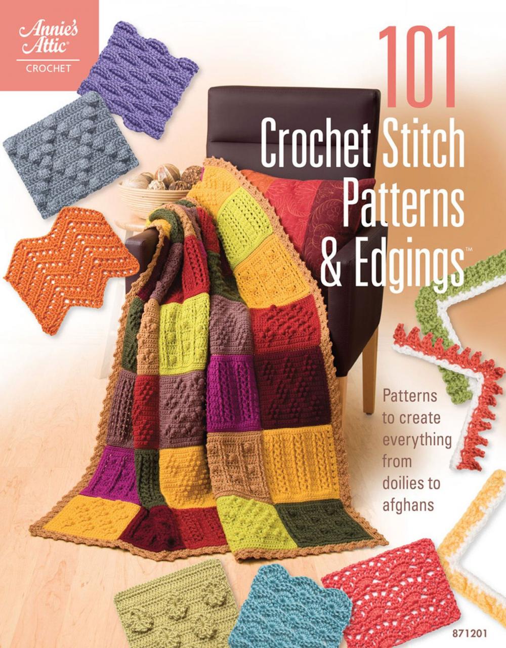 Big bigCover of 101 Crochet Stitch Patterns & Edgings