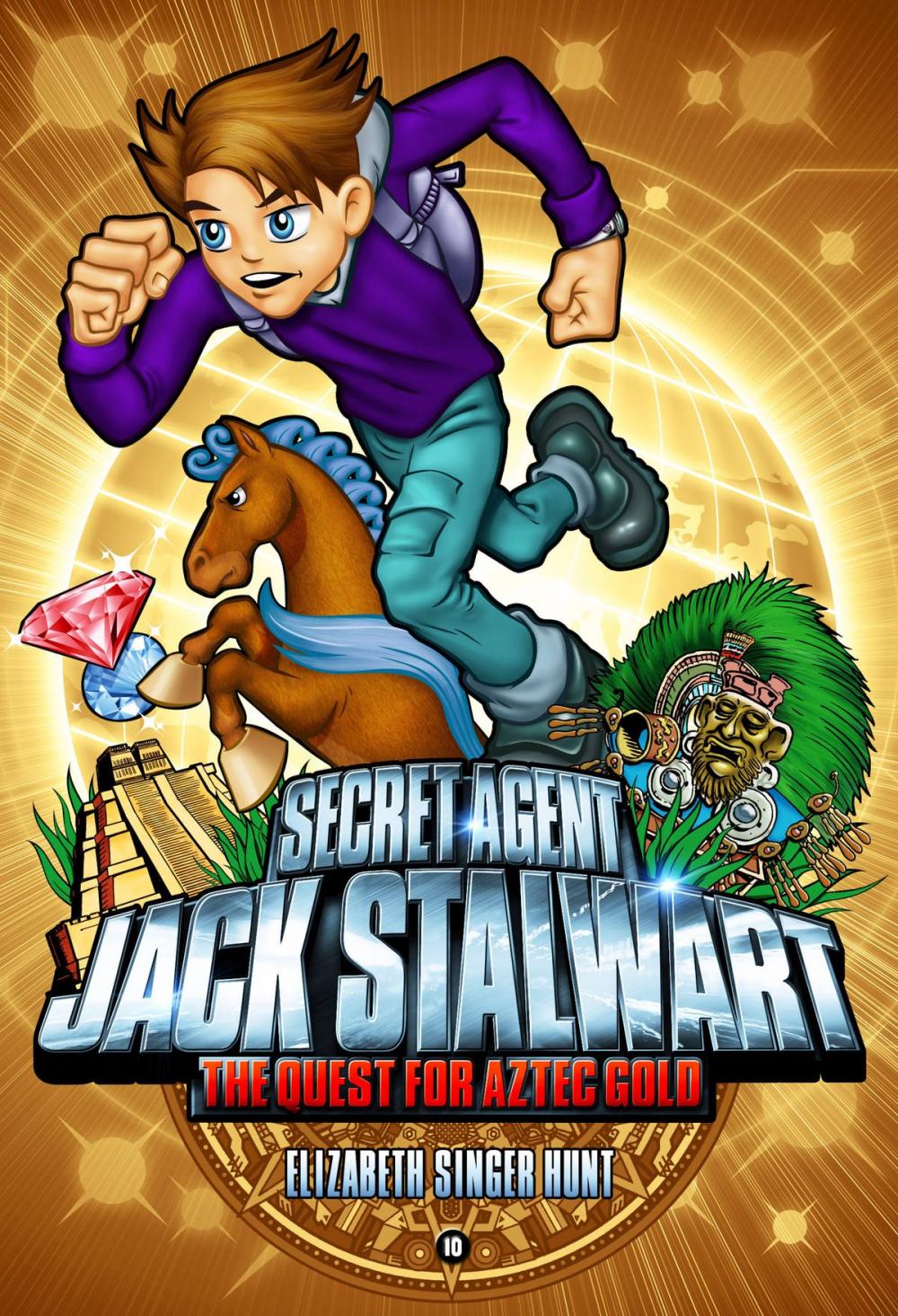 Big bigCover of Secret Agent Jack Stalwart: Book 10: The Quest for Aztec Gold: Mexico
