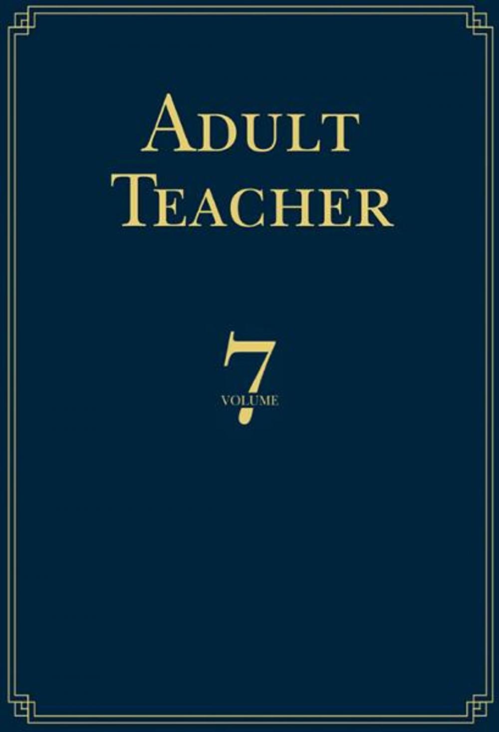 Big bigCover of Adult Teacher