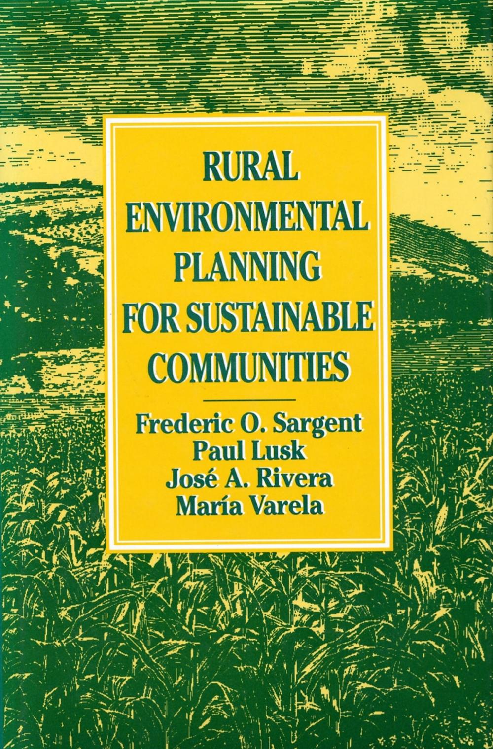 Big bigCover of Rural Environmental Planning for Sustainable Communities