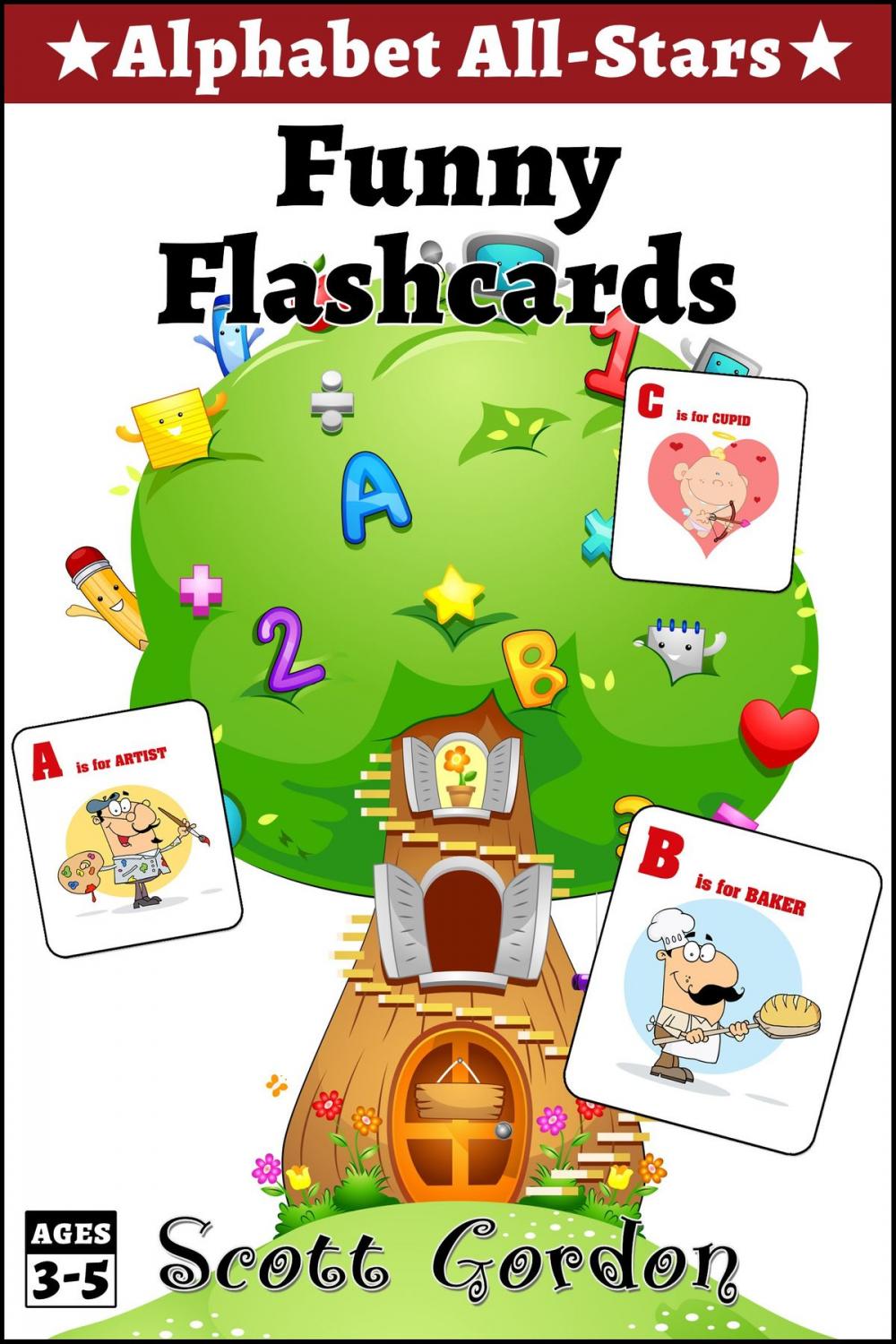 Big bigCover of Alphabet All-Stars: Funny Flashcards