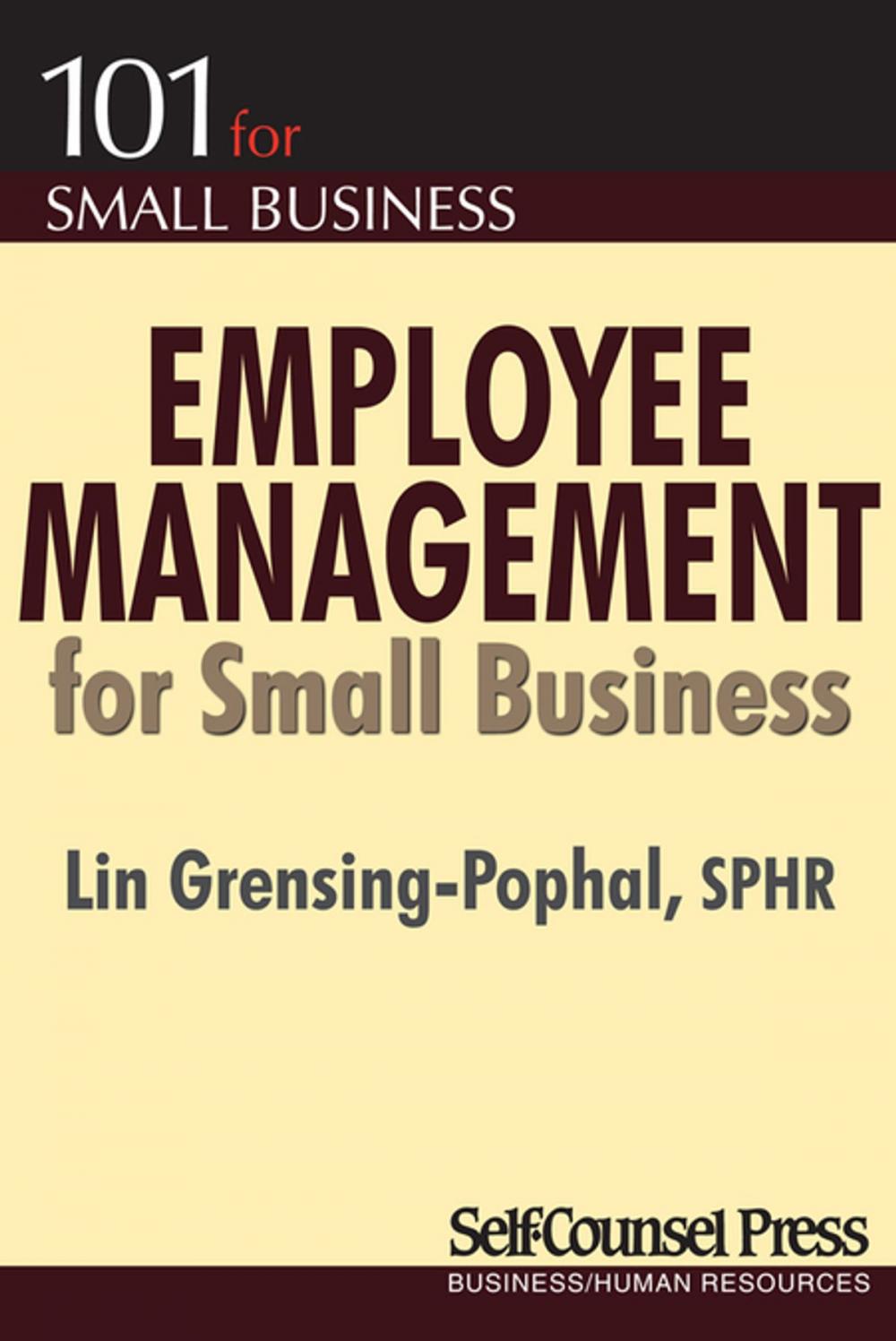 Big bigCover of Employee Management for Small Business