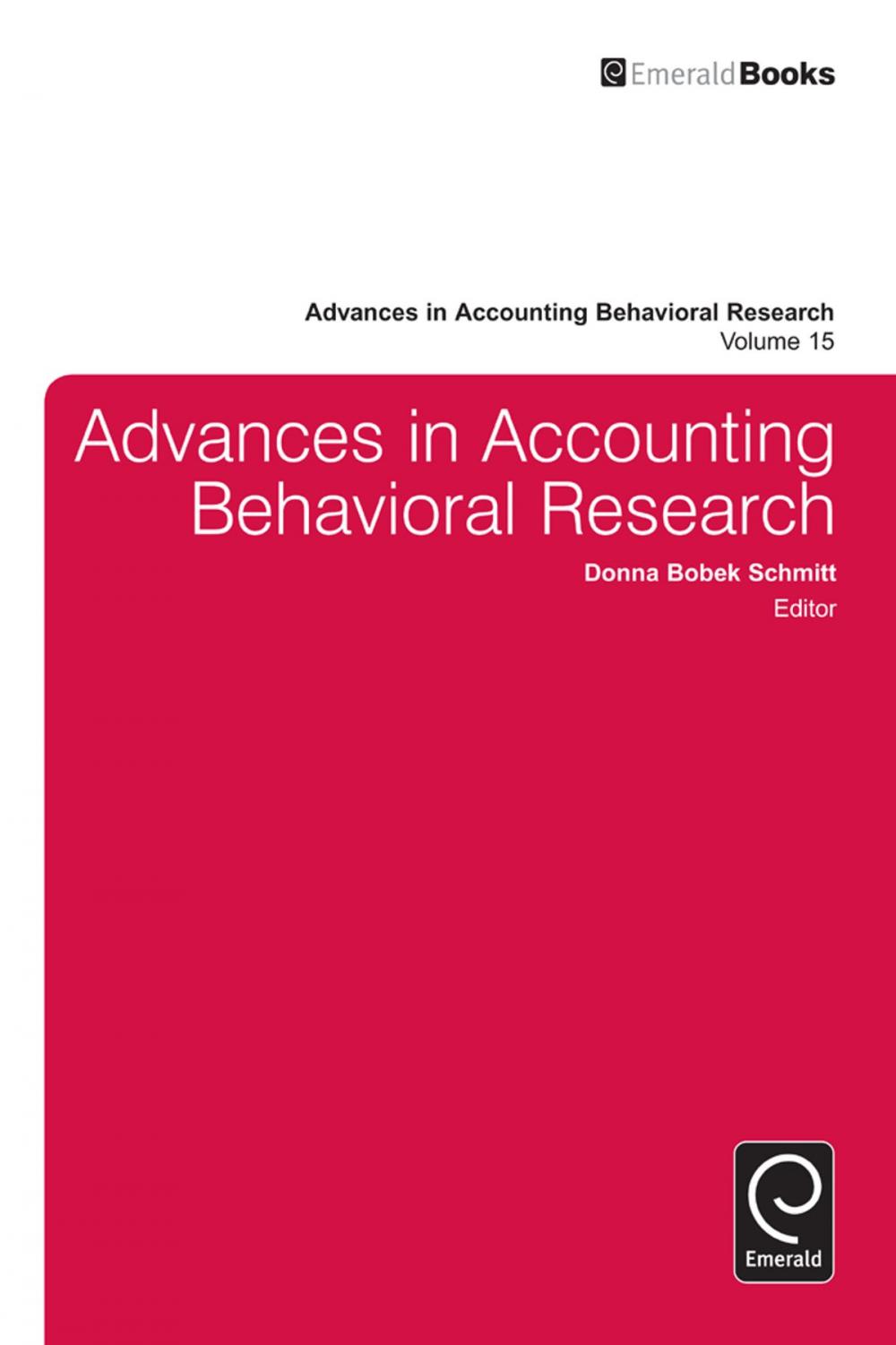 Big bigCover of Advances in Accounting Behavioral Research