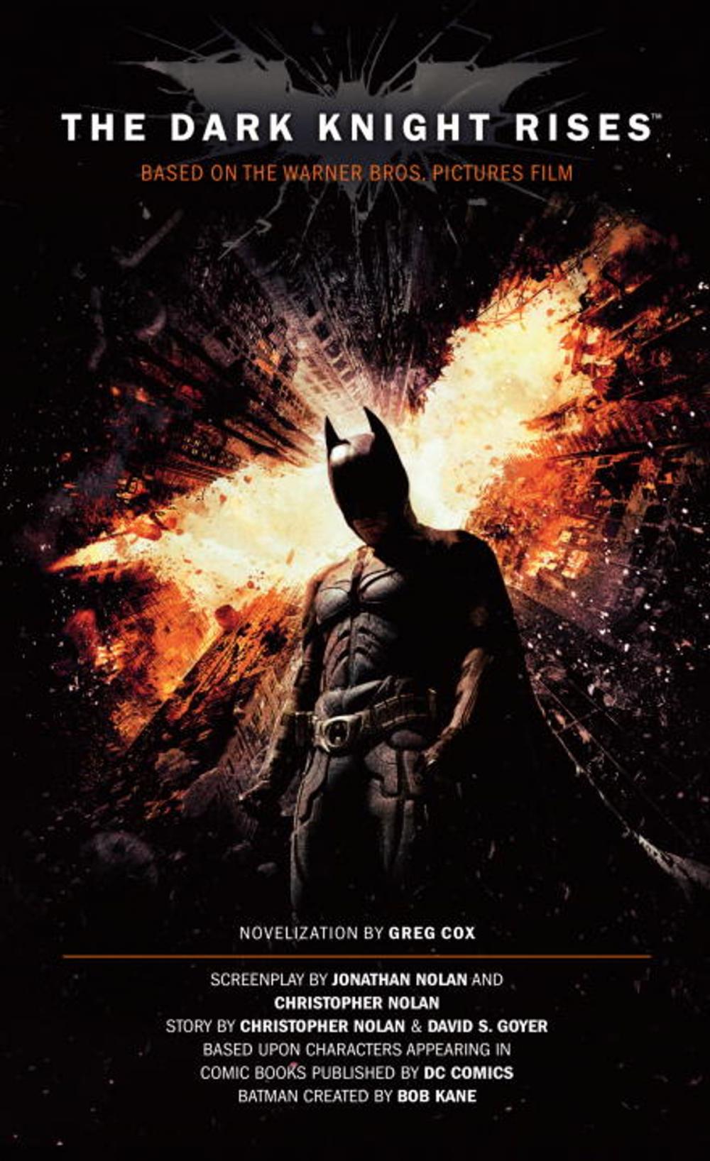 Big bigCover of The Dark Knight Rises: The Official Novelization