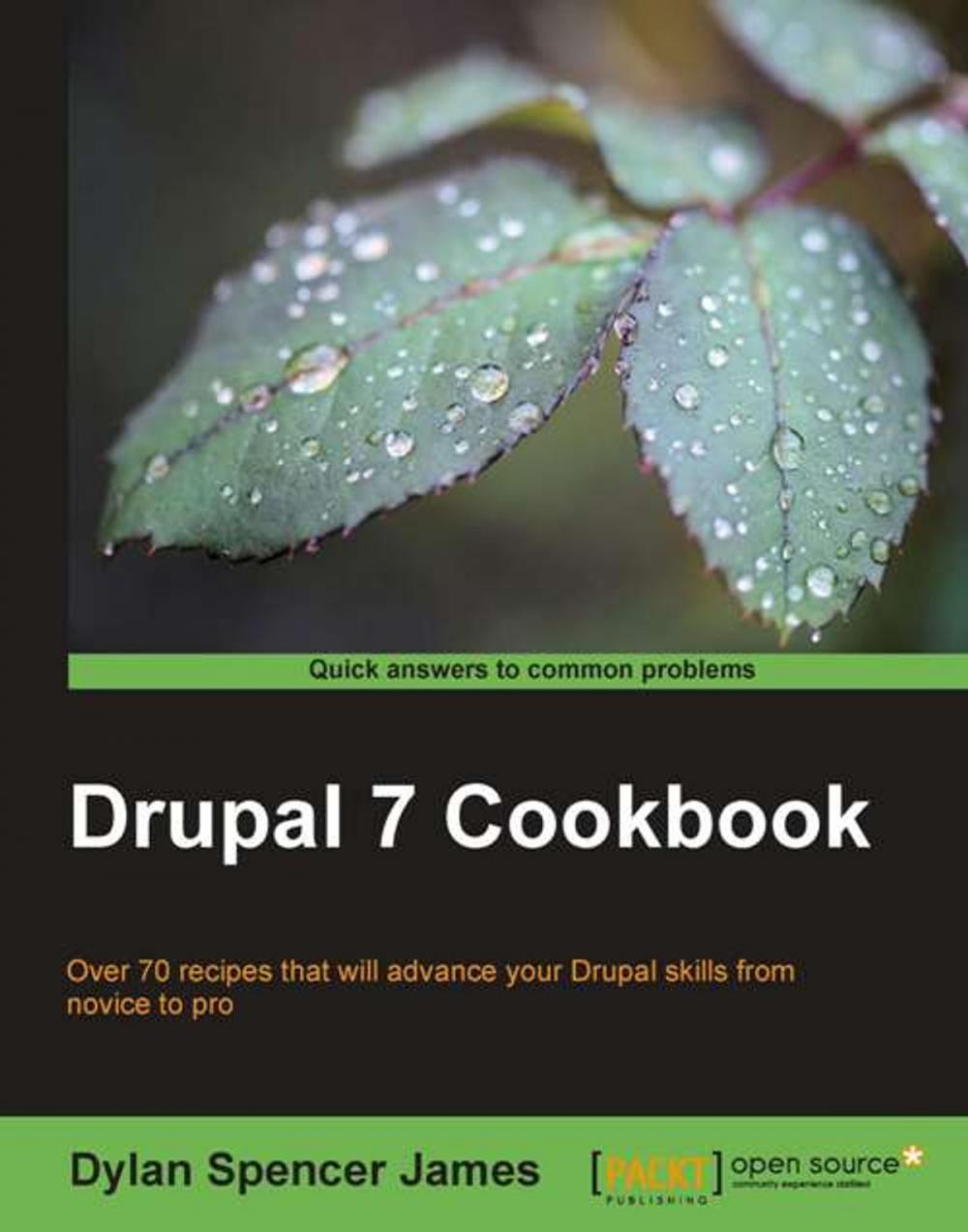 Big bigCover of Drupal 7 Cookbook