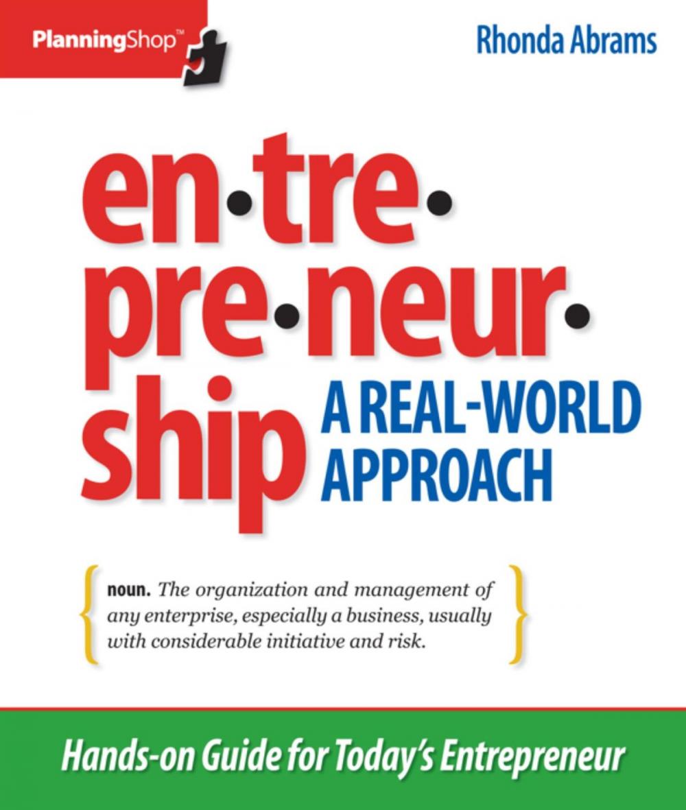 Big bigCover of Entrepreneurship: A Real-World Approach