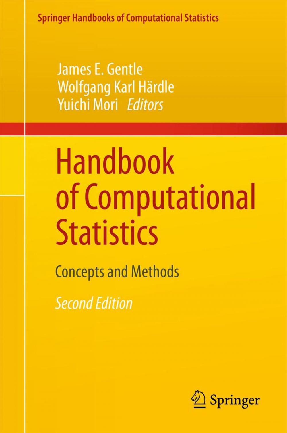 Big bigCover of Handbook of Computational Statistics