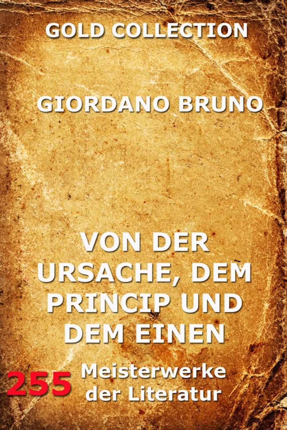 Big bigCover of Von der Ursache, dem Princip und dem Einen