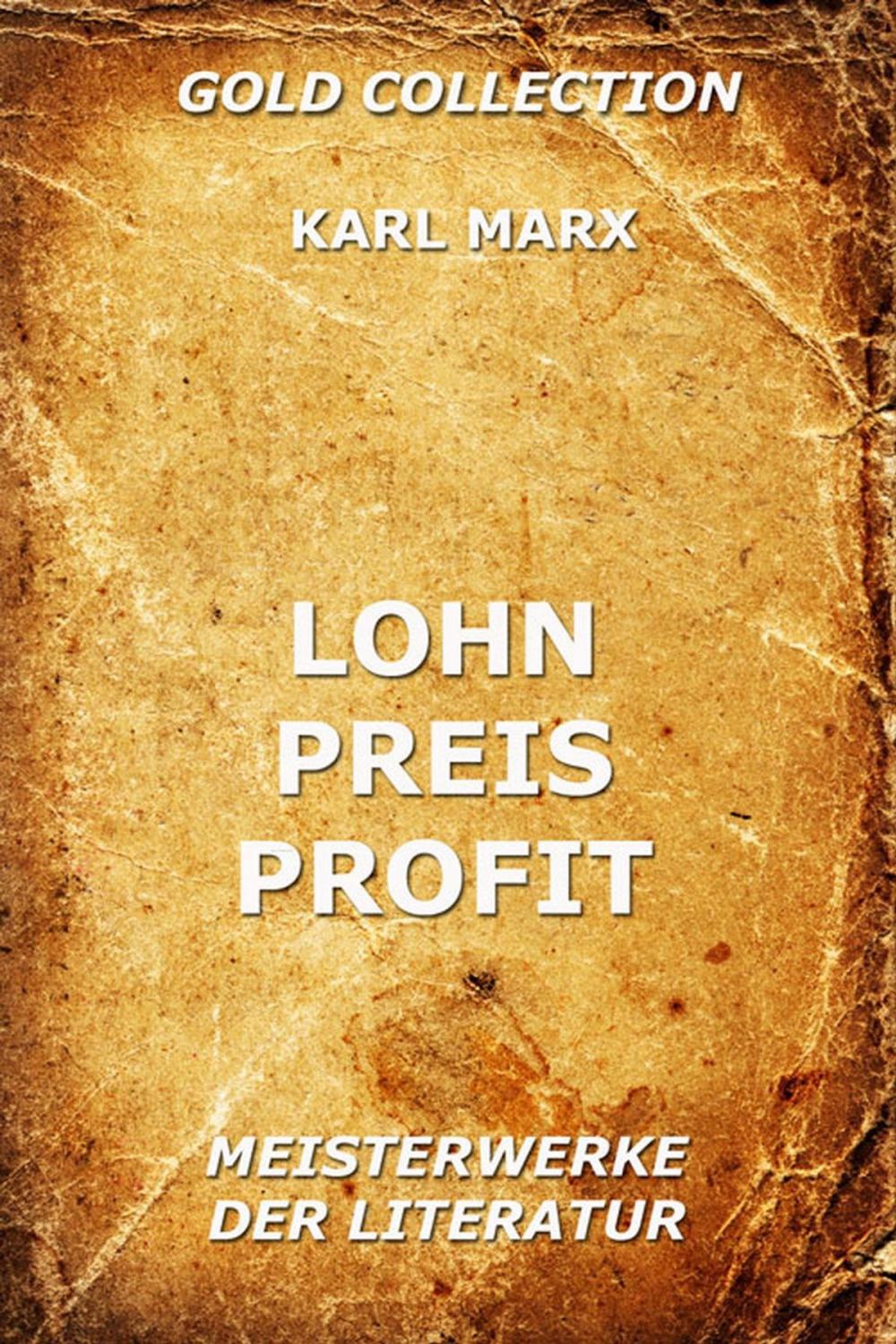 Big bigCover of Lohn, Preis, Profit