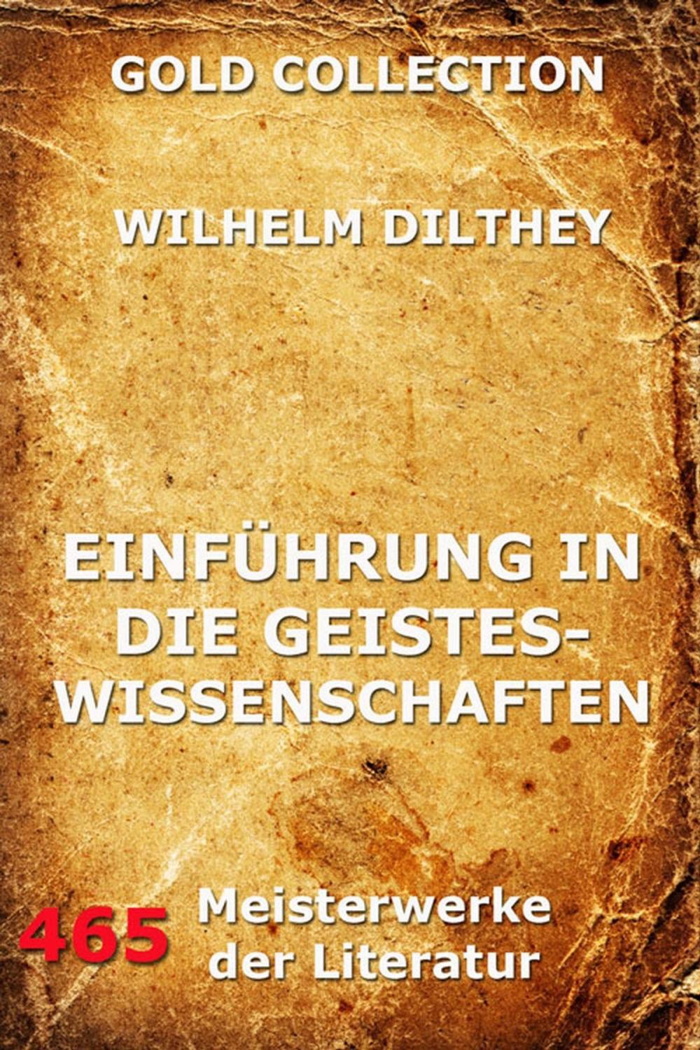 Big bigCover of Einführung in die Geisteswissenschaften