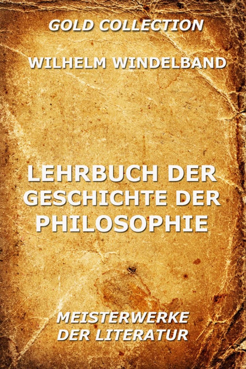 Big bigCover of Lehrbuch der Geschichte der Philosophie