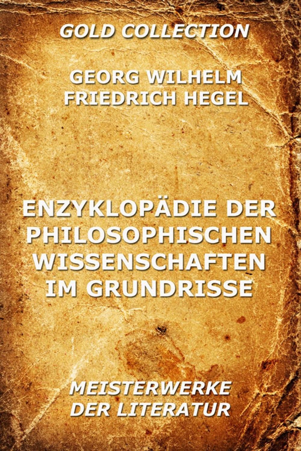 Big bigCover of Enzyklopädie der philosophischen Wissenschaften im Grundrisse