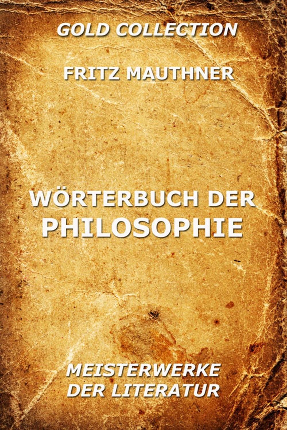 Big bigCover of Wörterbuch der Philosophie