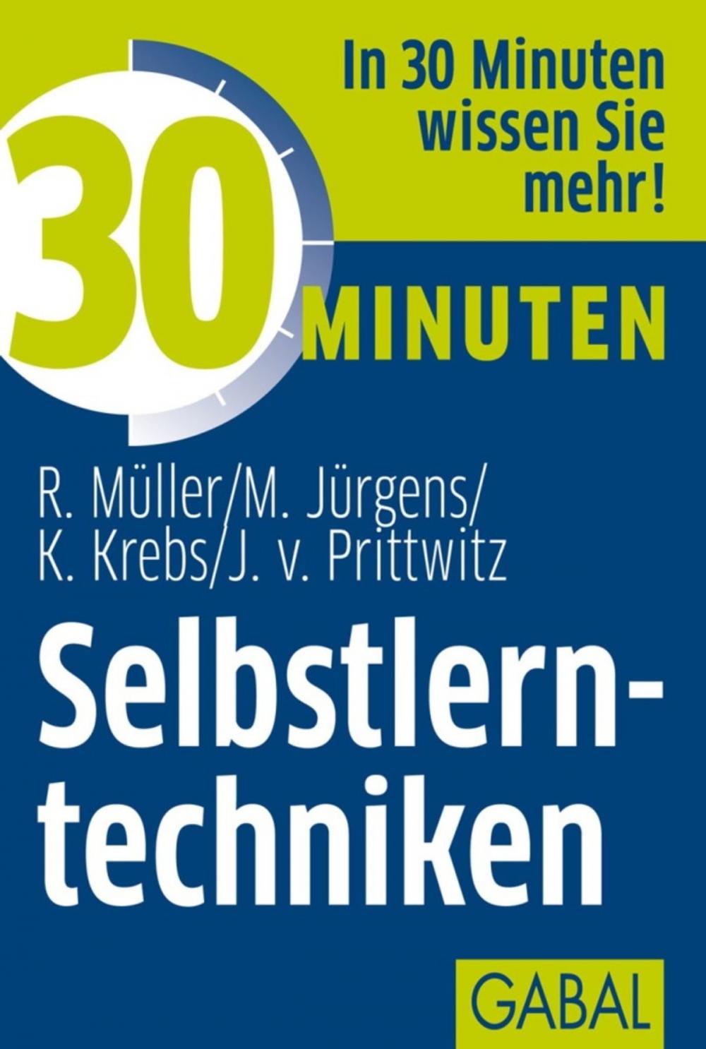 Big bigCover of 30 Minuten Selbstlerntechniken