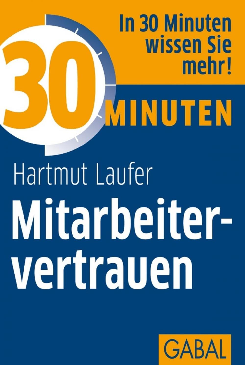 Big bigCover of 30 Minuten Mitarbeitervertrauen