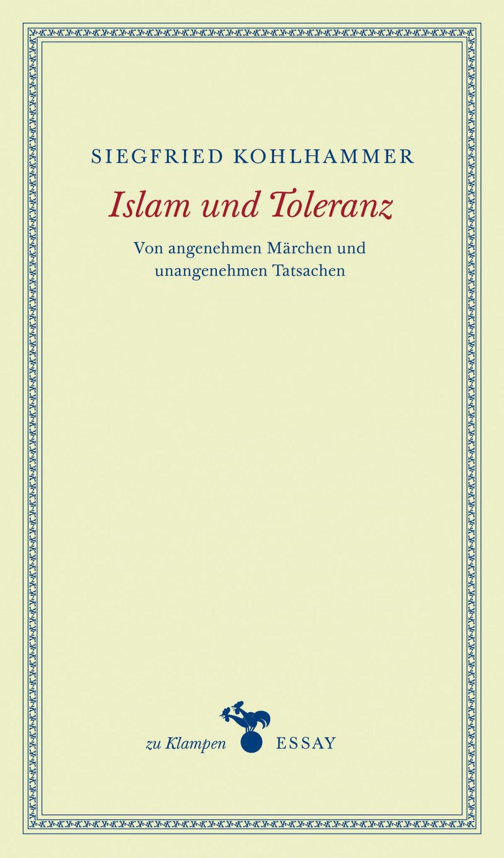 Big bigCover of Islam und Toleranz