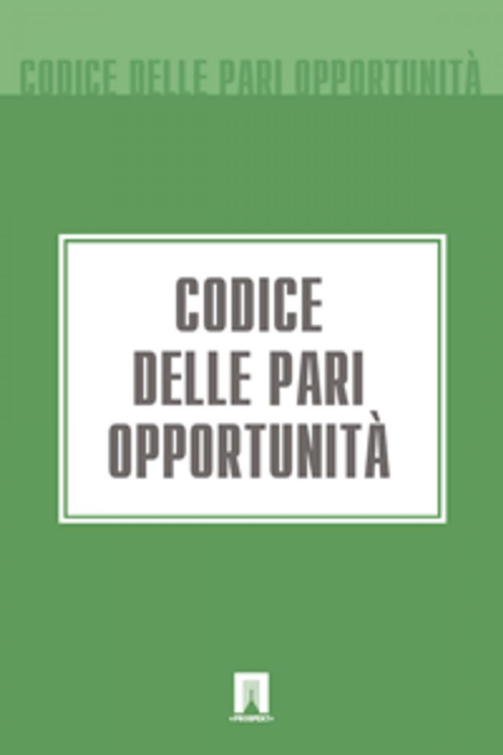 Big bigCover of Codice delle pari opportunità (Италия)