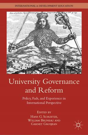 Cover of the book University Governance and Reform by Silvia Sebastiani