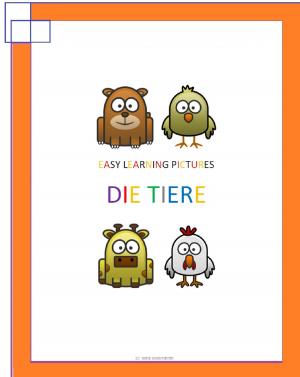 Cover of Easy Learning Pictures. Die Tiere