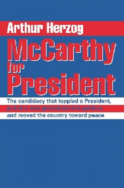 Cover of the book McCarthy for President by Arthur Herzog, leslie mandel enterprises, inc