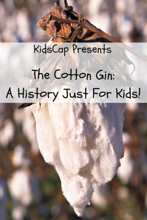 Cover of the book The Cotton Gin: A History Just for Kids by KidCaps, BookCaps Study Guides