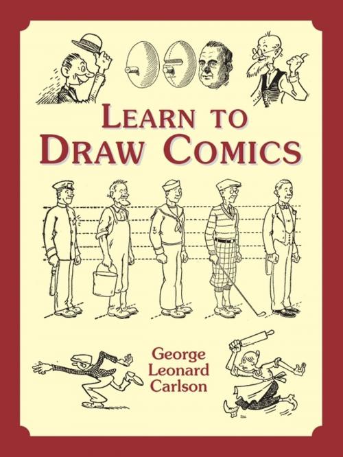 Cover of the book Learn to Draw Comics by George Leonard Carlson, Dover Publications