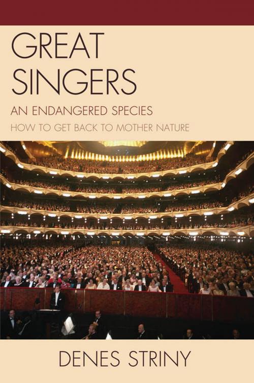 Cover of the book Great Singers by Denes Striny, Hamilton Books