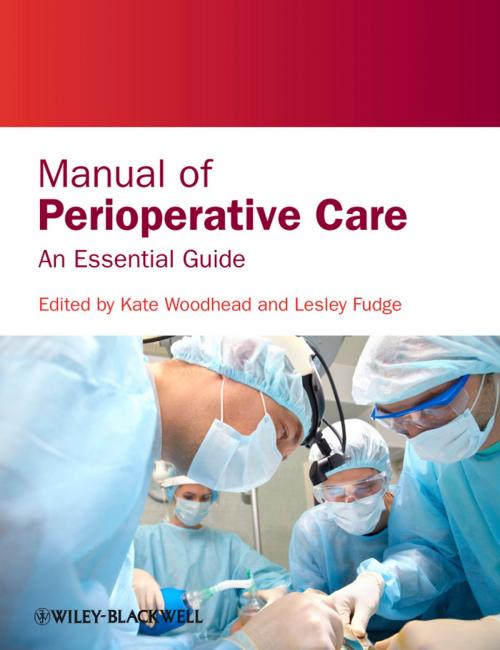 Cover of the book Manual of Perioperative Care by Kate Woodhead, Lesley Fudge, Wiley