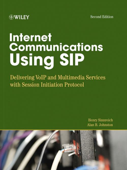 Cover of the book Internet Communications Using SIP by Henry Sinnreich, Alan B. Johnston, Wiley