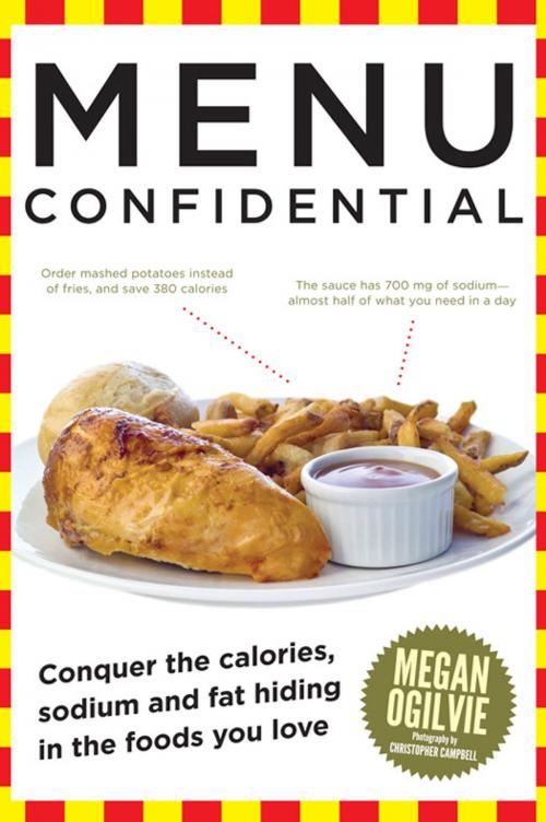 Cover of the book Menu Confidential by Megan Ogilvie, Collins
