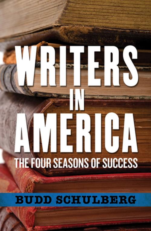 Cover of the book Writers in America by Budd Schulberg, Open Road Media