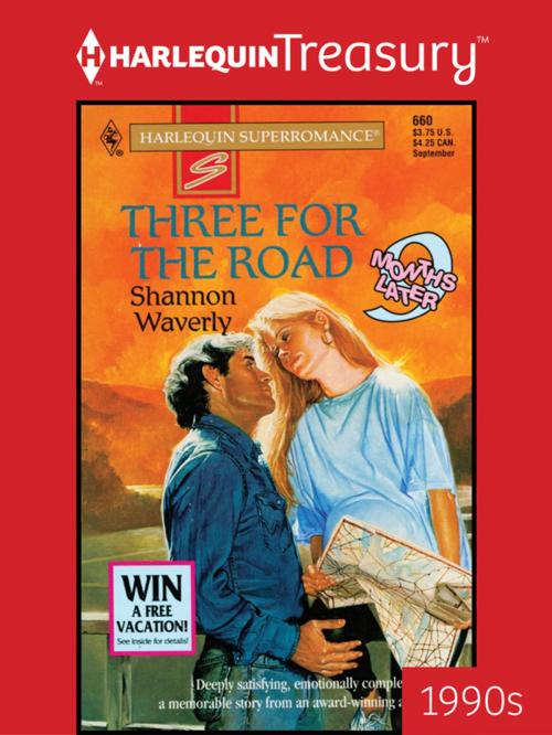 Cover of the book THREE FOR THE ROAD by Shannon Waverly, Harlequin