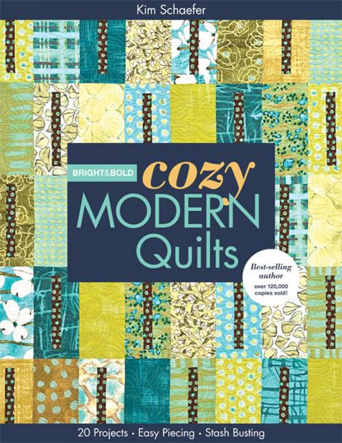 Cover of the book Bright & Bold Cozy Modern Quilts by Kim Schaefer, C&T Publishing