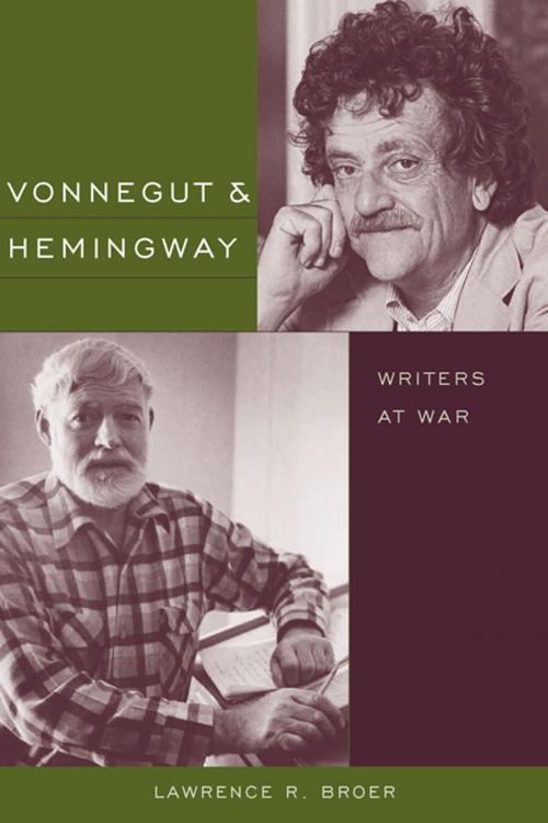 Cover of the book Vonnegut and Hemingway by Lawrence R. Broer, University of South Carolina Press