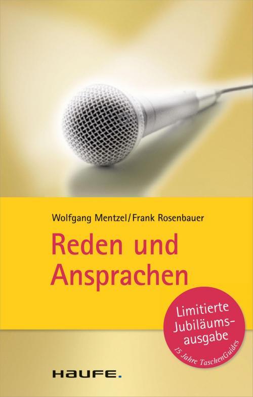 Cover of the book Reden und Ansprachen by Wolfgang Mentzel, Frank Rosenbauer, Haufe