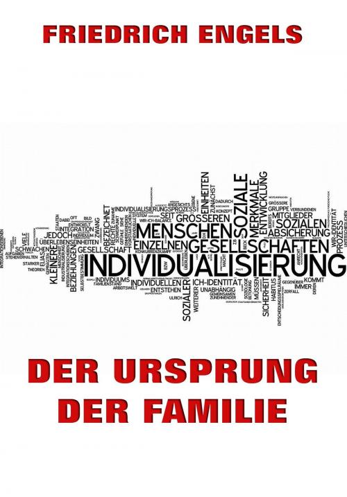 Cover of the book Der Ursprung der Familie by Friedrich Engels, Jazzybee Verlag