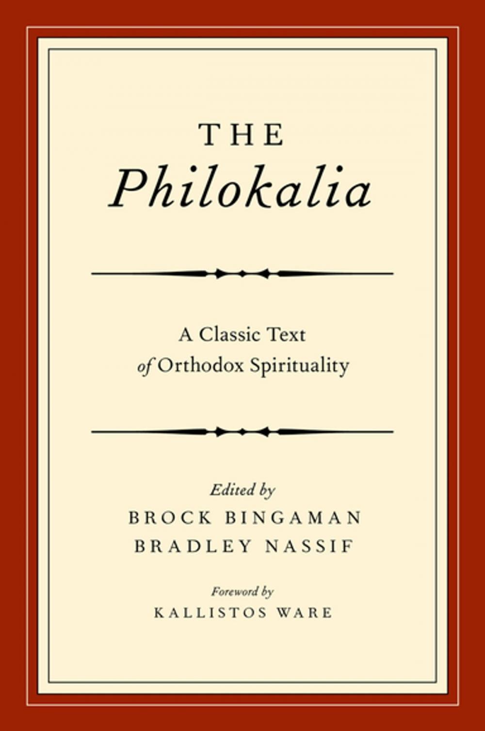 Big bigCover of The Philokalia