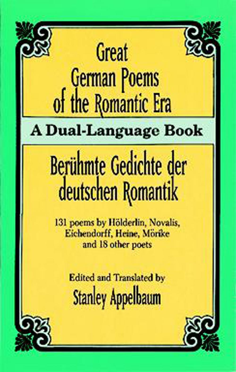 Big bigCover of Great German Poems of the Romantic Era