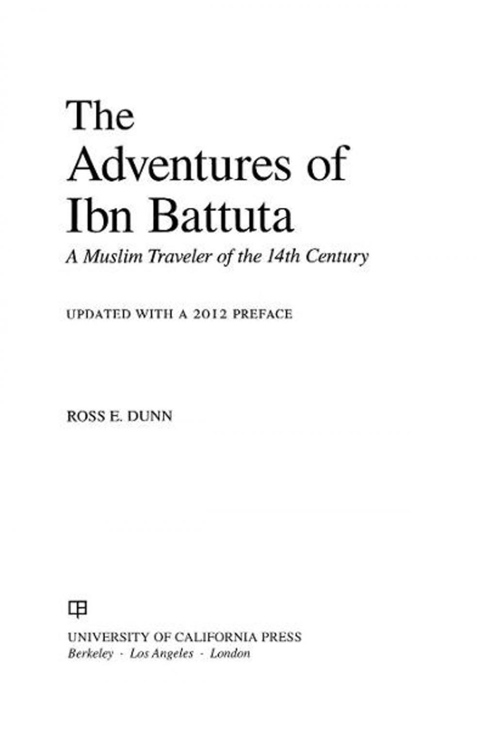 Big bigCover of Adventures of Ibn Battuta