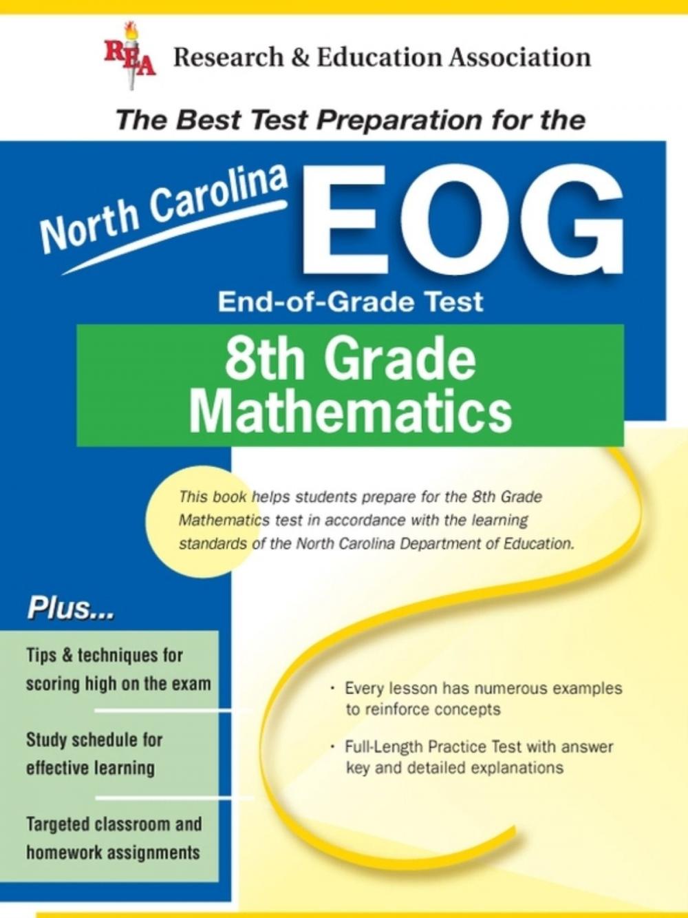 Big bigCover of North Carolina EOG Grade 8 Math