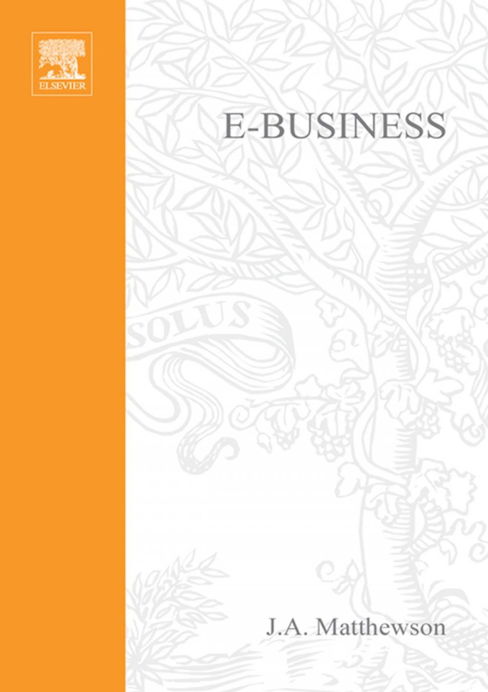 Big bigCover of e-Business - A Jargon-Free Practical Guide