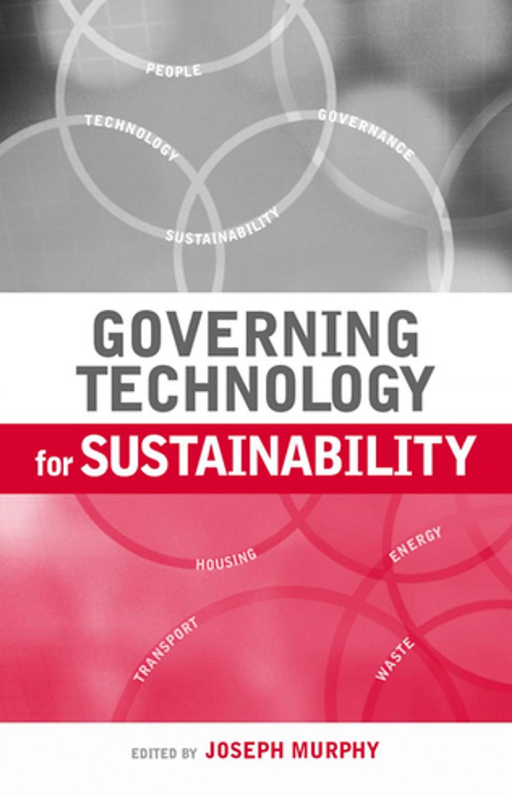 Big bigCover of Governing Technology for Sustainability