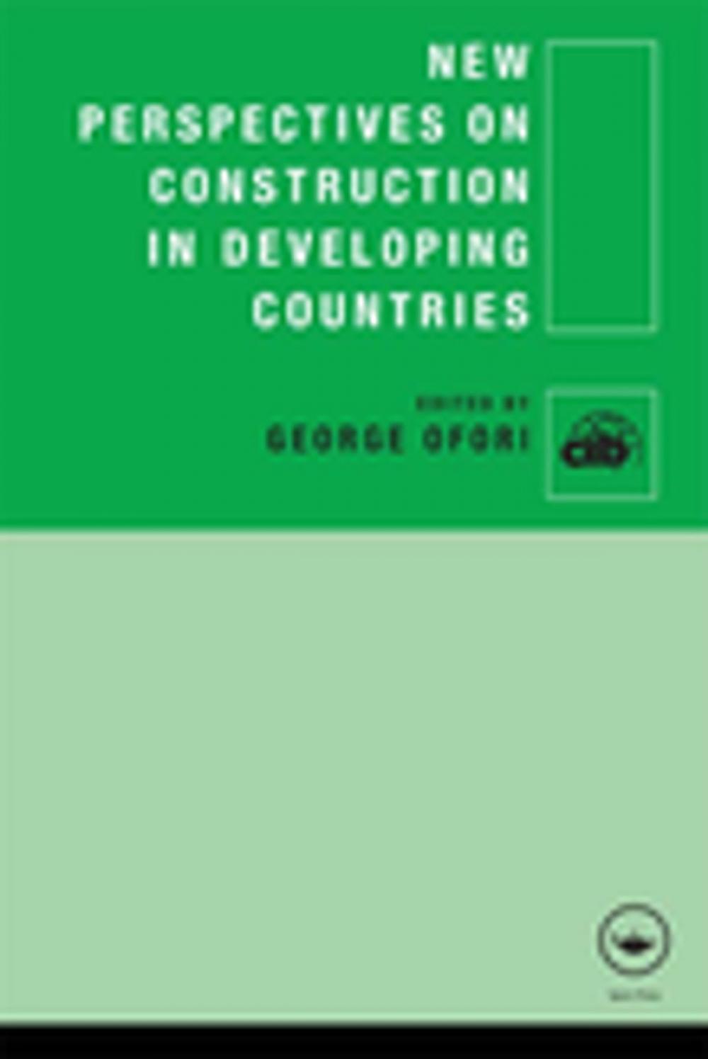 Big bigCover of New Perspectives on Construction in Developing Countries