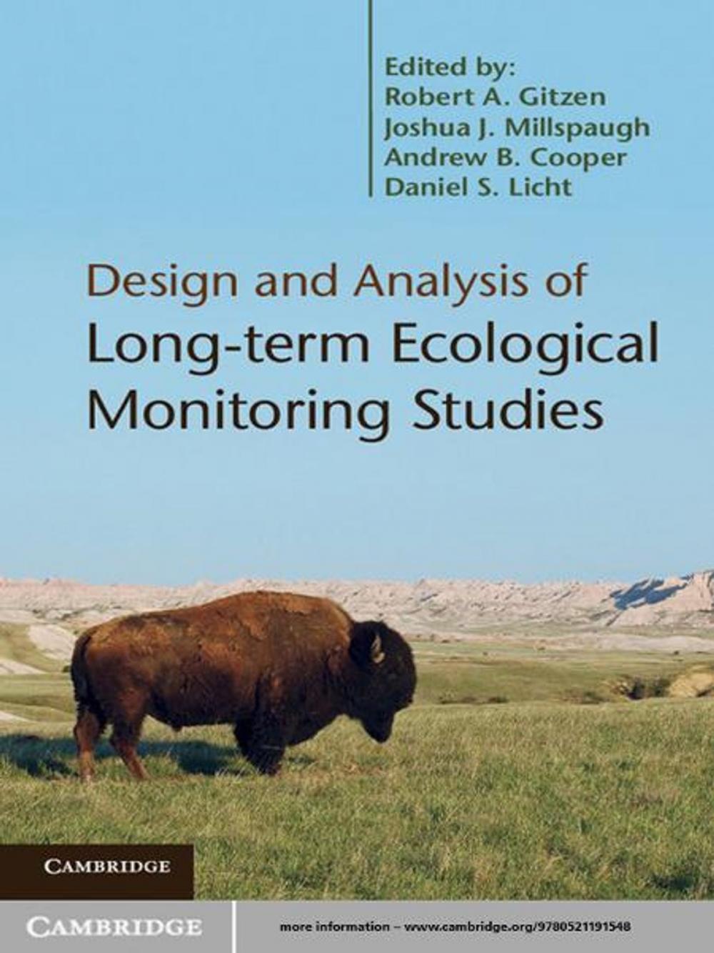 Big bigCover of Design and Analysis of Long-term Ecological Monitoring Studies
