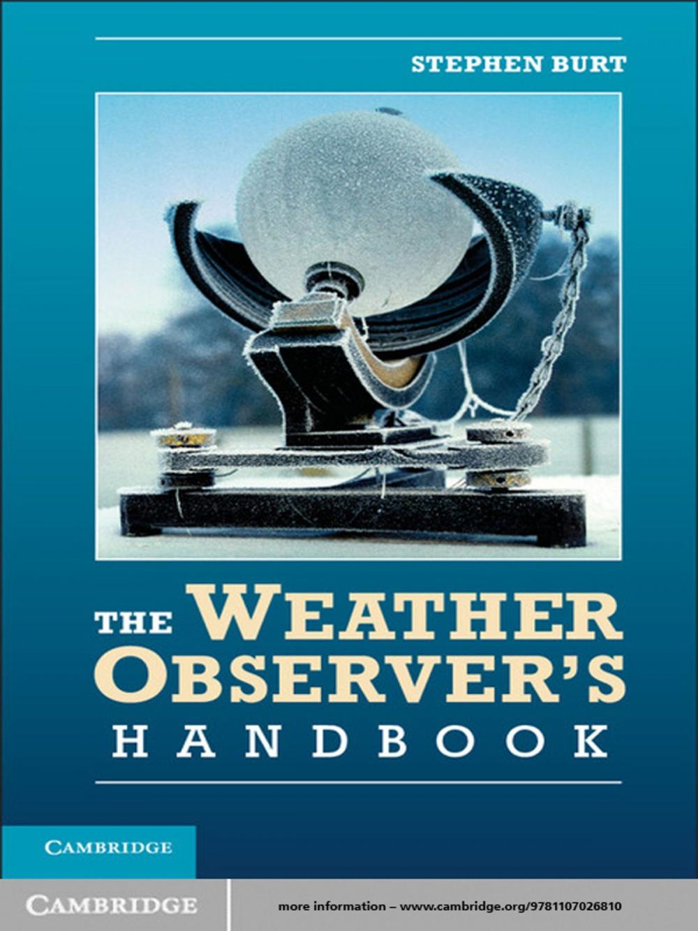 Big bigCover of The Weather Observer's Handbook