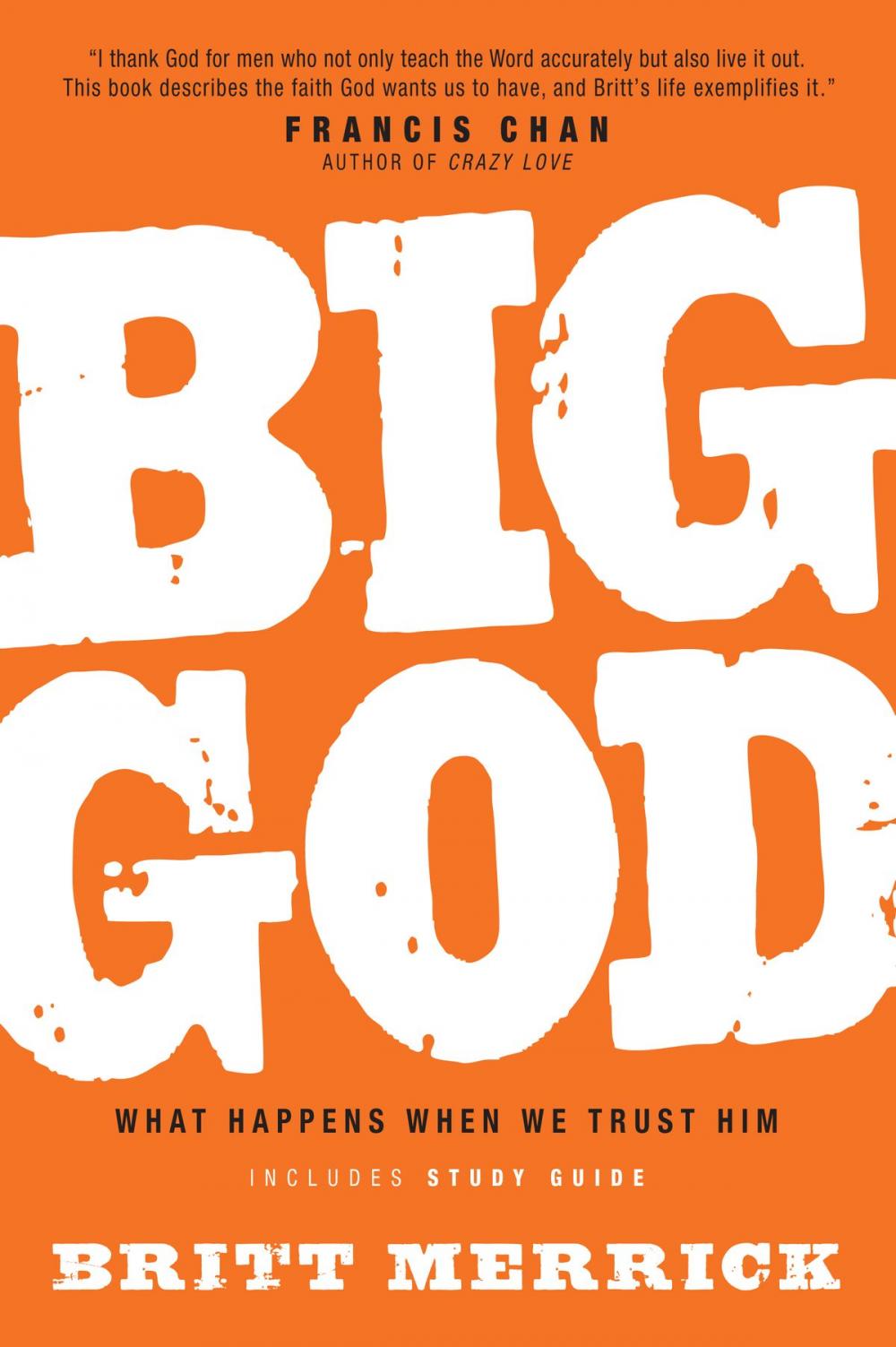 Big bigCover of Big God with Study Guide