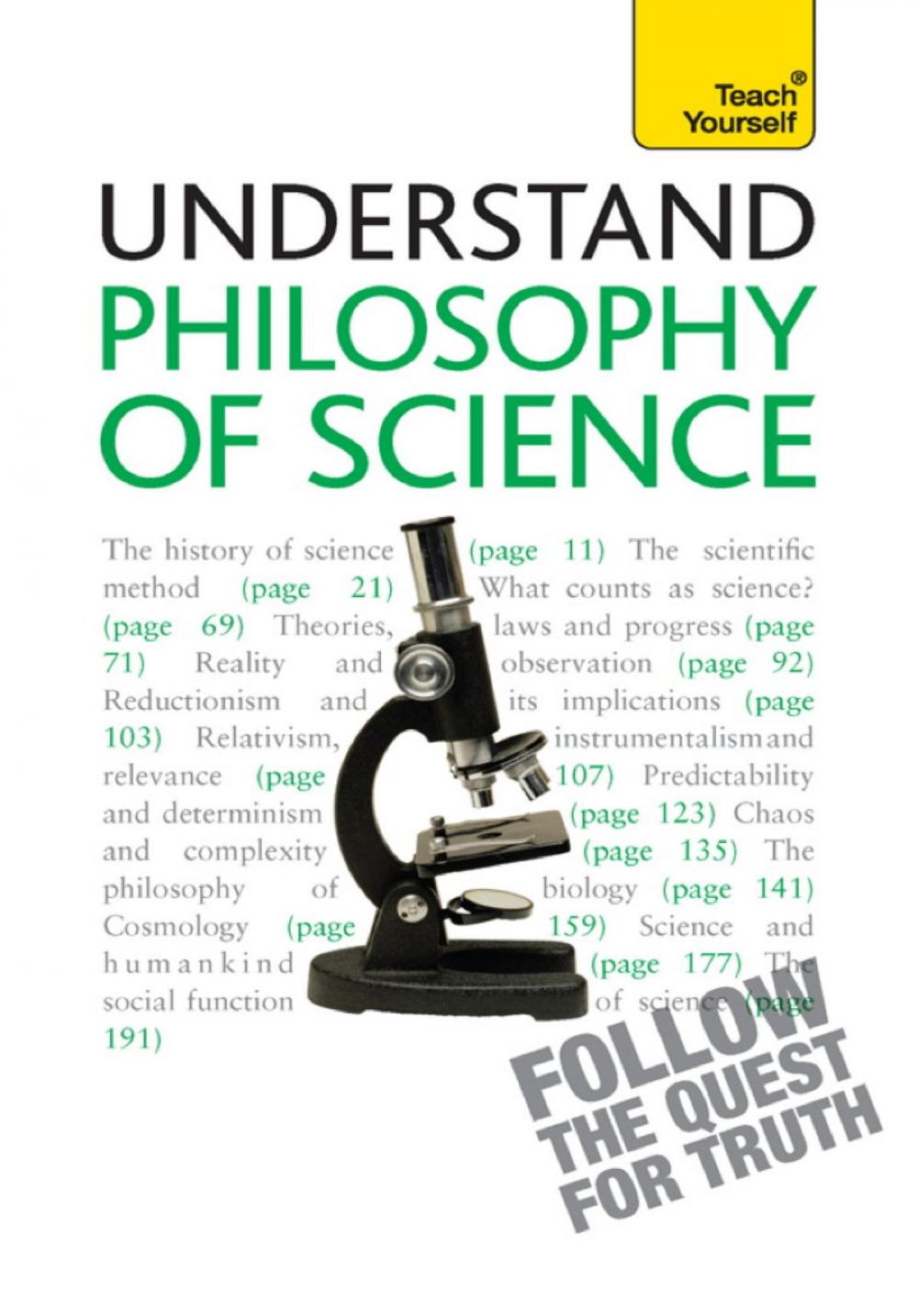 Big bigCover of Philosophy of Science: Teach Yourself