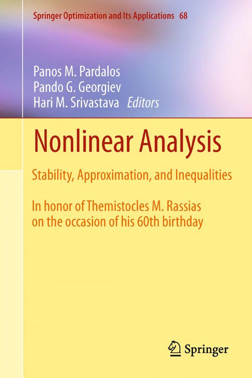 Big bigCover of Nonlinear Analysis