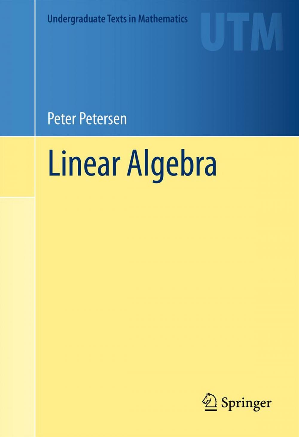 Big bigCover of Linear Algebra