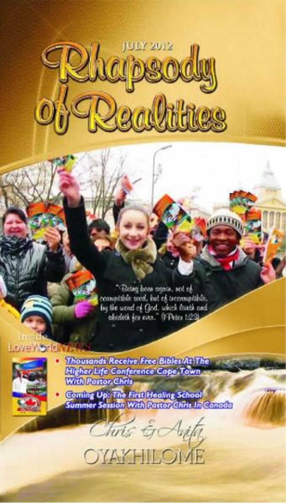 Big bigCover of Rhapsody of Realities July 2012 Edition